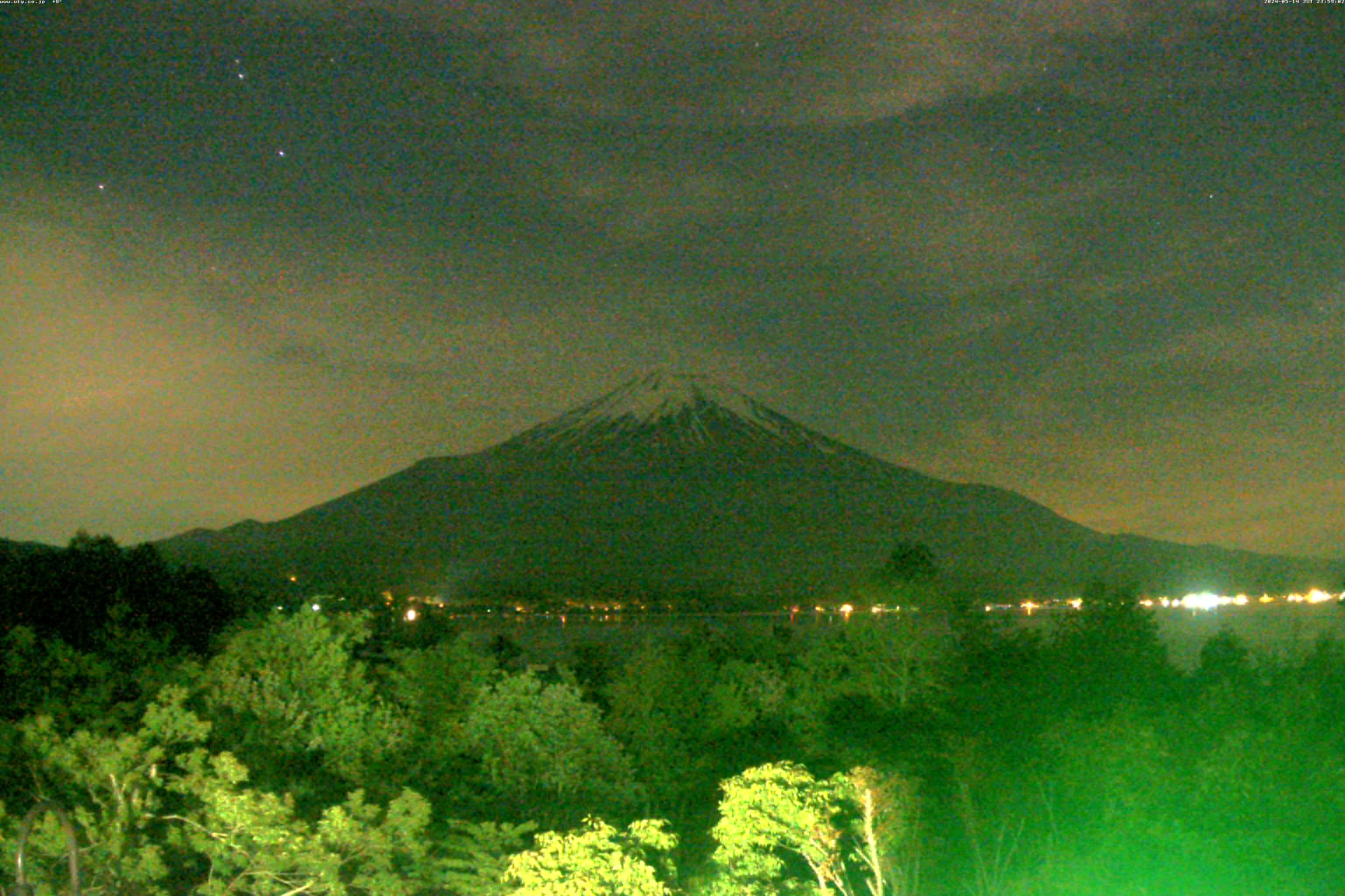 山中湖からの富士山（2024年5月14日） | ＵＴＹテレビ山梨