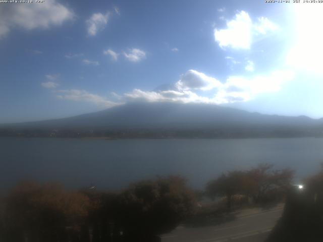 河口湖からの富士山