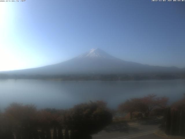 河口湖からの富士山