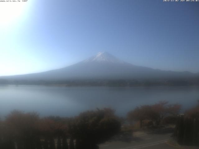 河口湖からの富士山