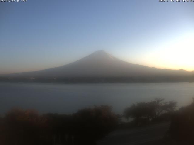 河口湖からの富士山