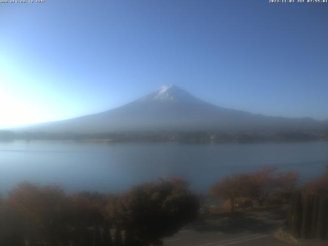 河口湖からの富士山