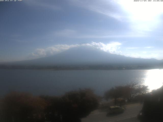 河口湖からの富士山