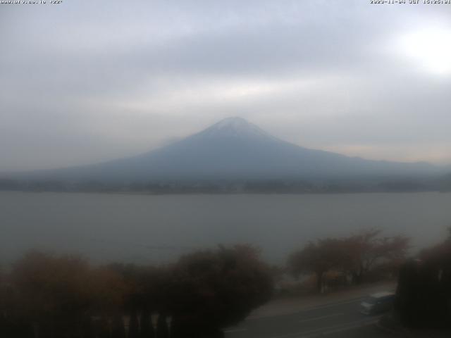 河口湖からの富士山