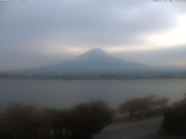 河口湖からの富士山