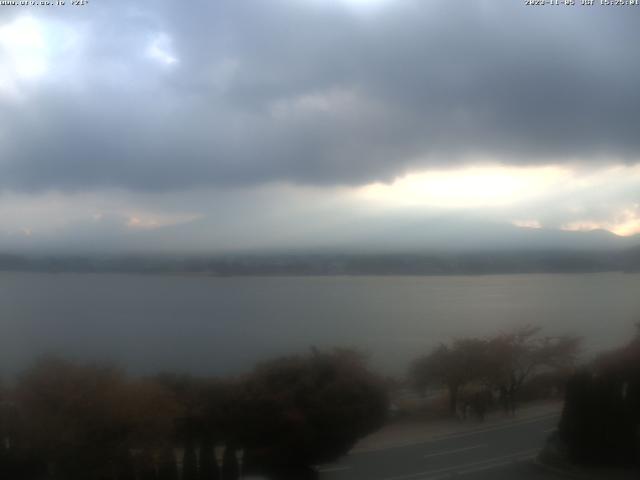 河口湖からの富士山