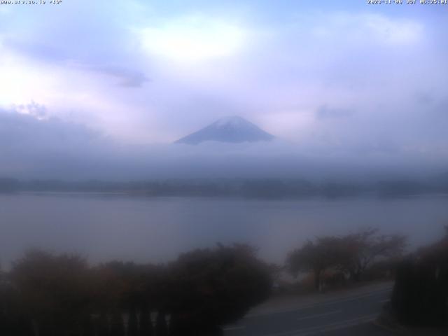 河口湖からの富士山