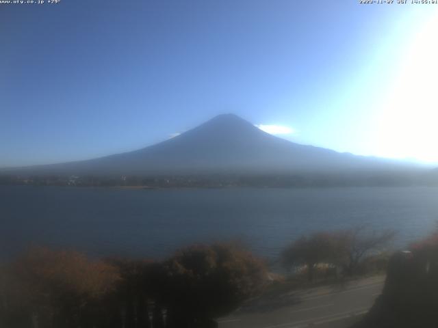 河口湖からの富士山