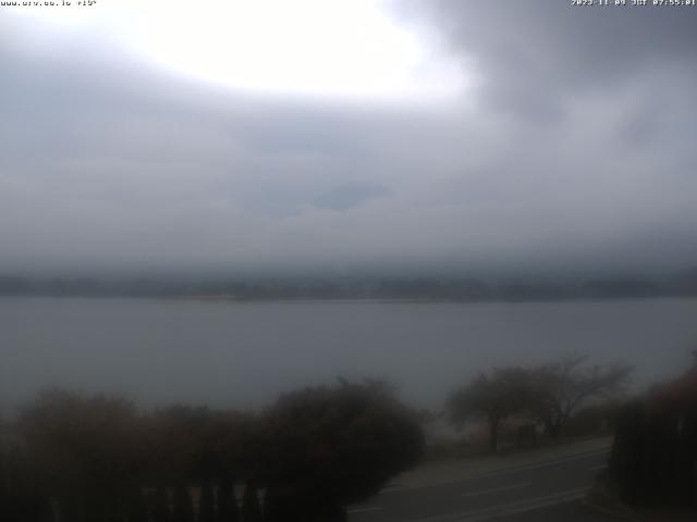 河口湖からの富士山