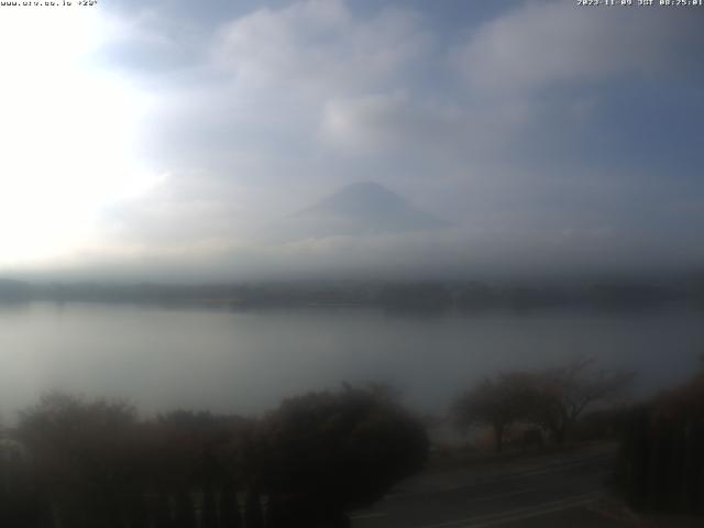 河口湖からの富士山