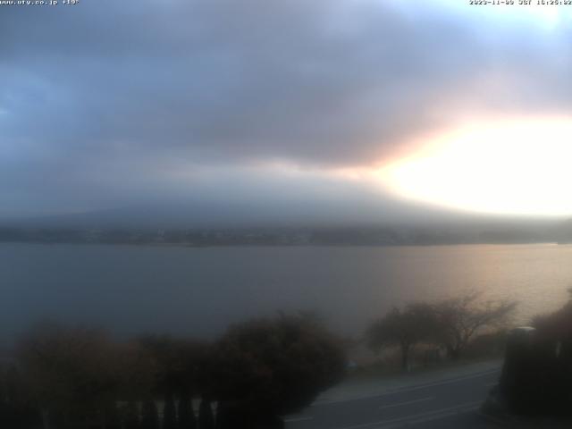 河口湖からの富士山