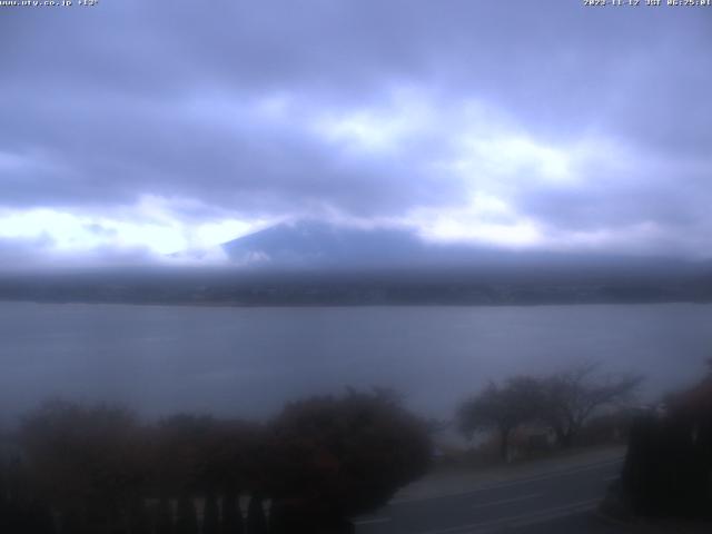 河口湖からの富士山