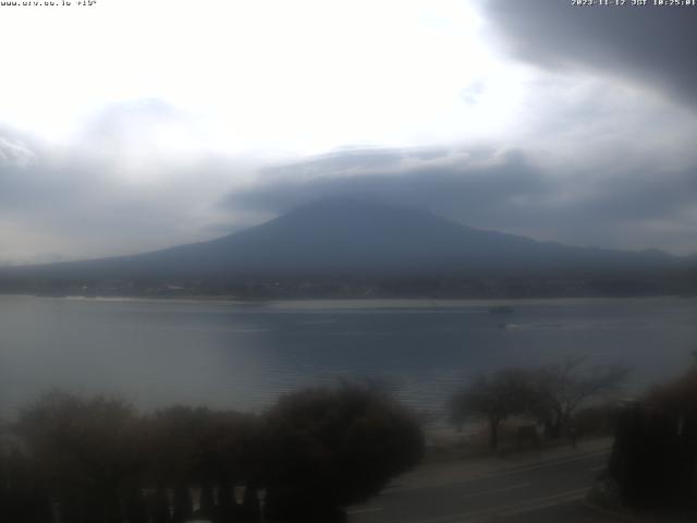 河口湖からの富士山