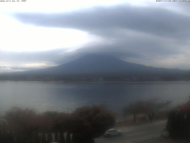 河口湖からの富士山