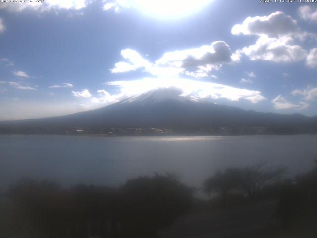 河口湖からの富士山