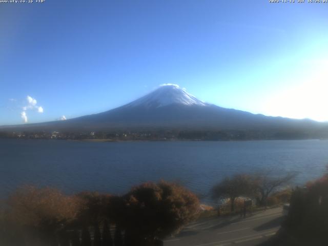 河口湖からの富士山