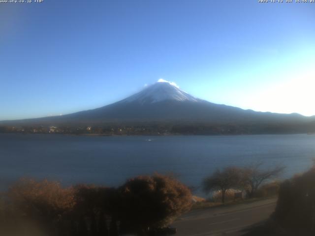 河口湖からの富士山