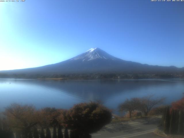 河口湖からの富士山