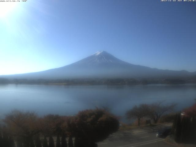 河口湖からの富士山