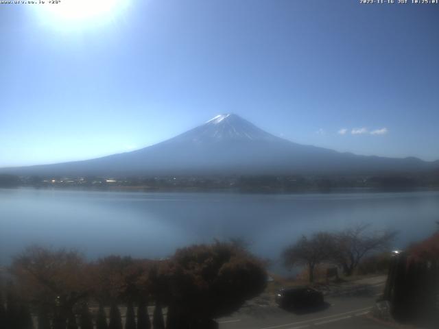 河口湖からの富士山