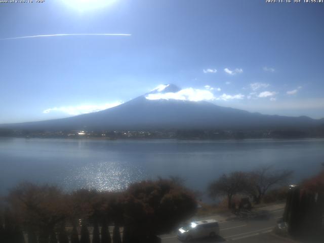 河口湖からの富士山