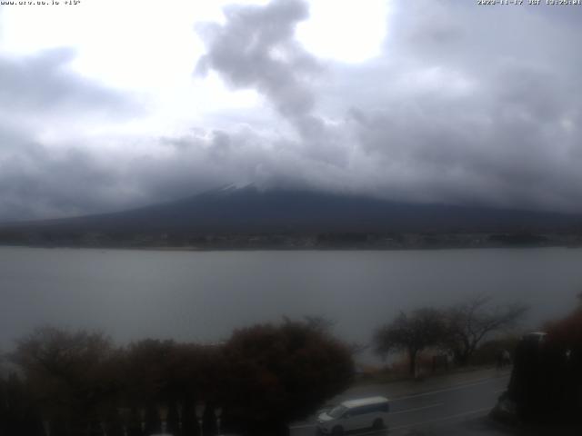 河口湖からの富士山