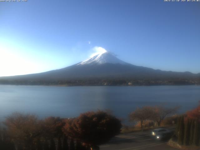 河口湖からの富士山