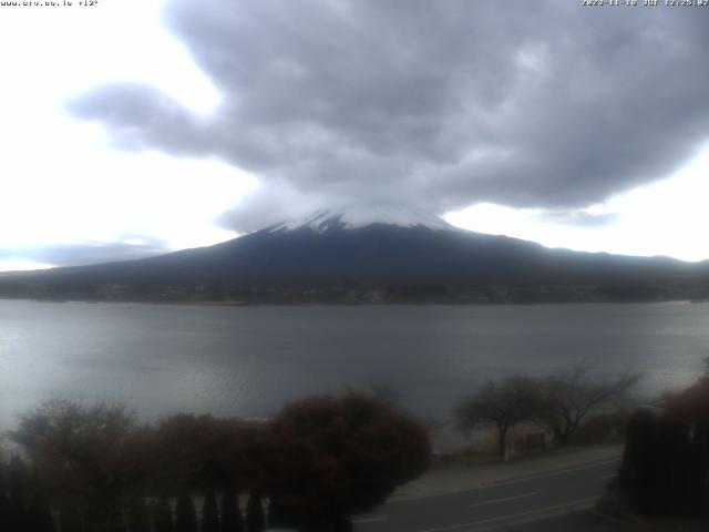 河口湖からの富士山