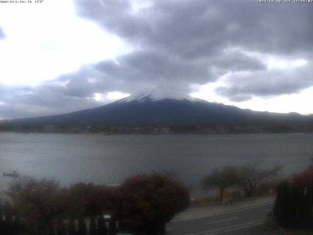 河口湖からの富士山