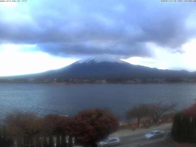 河口湖からの富士山