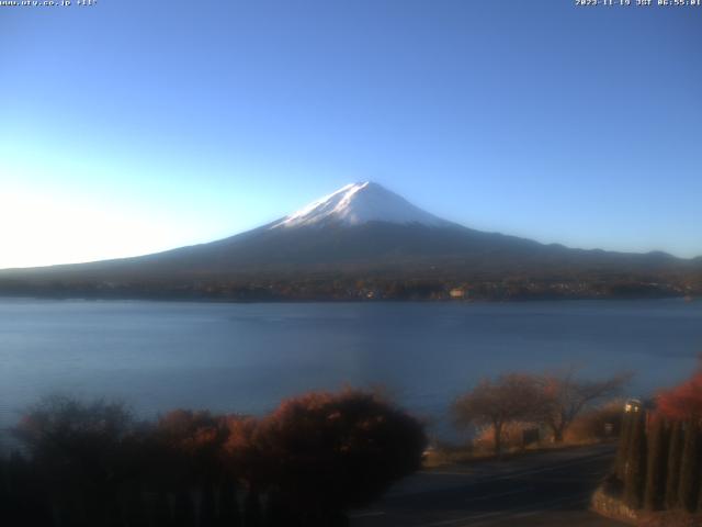 河口湖からの富士山