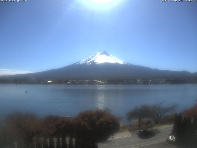 河口湖からの富士山