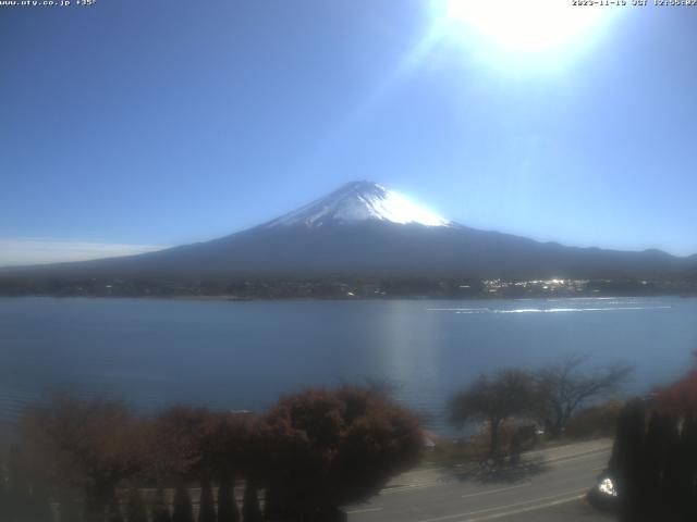 河口湖からの富士山