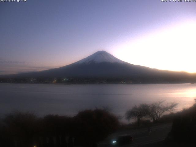 河口湖からの富士山