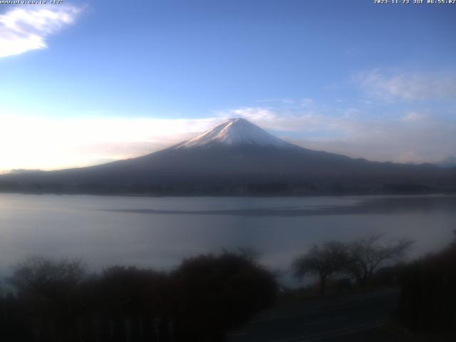 河口湖からの富士山