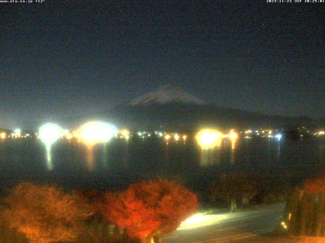 河口湖からの富士山