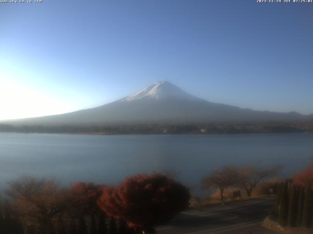 河口湖からの富士山