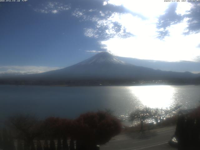 河口湖からの富士山