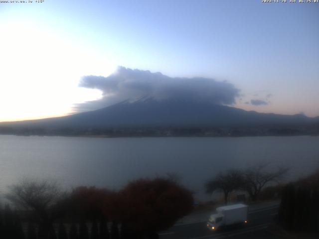 河口湖からの富士山