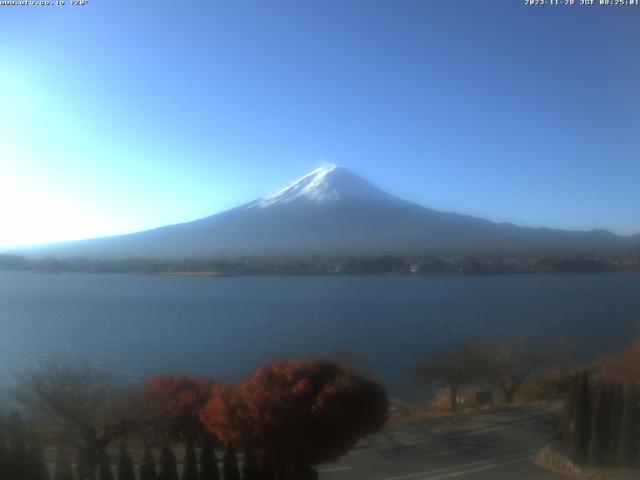 河口湖からの富士山