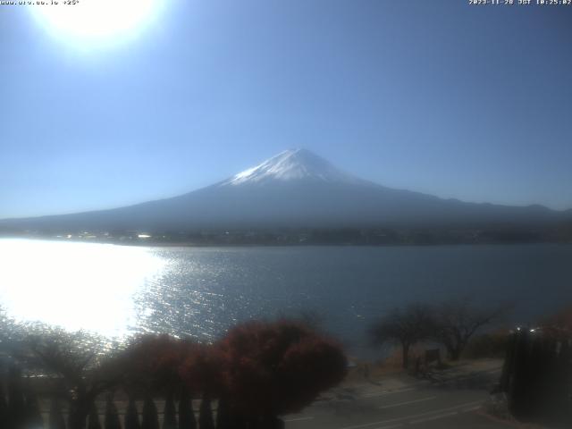 河口湖からの富士山