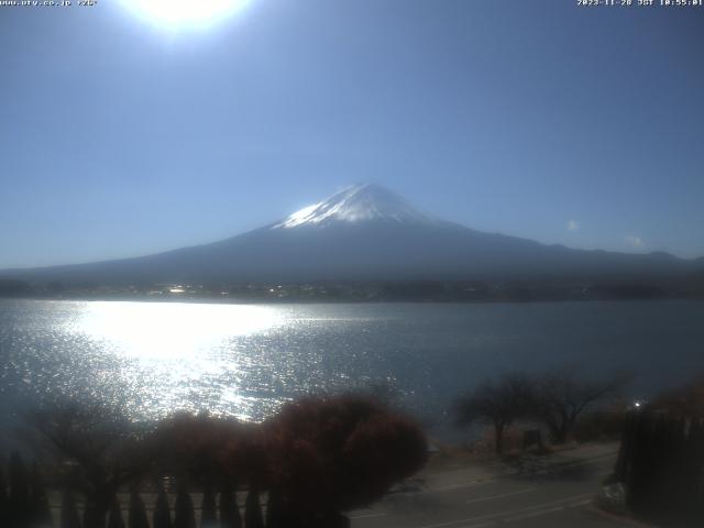 河口湖からの富士山