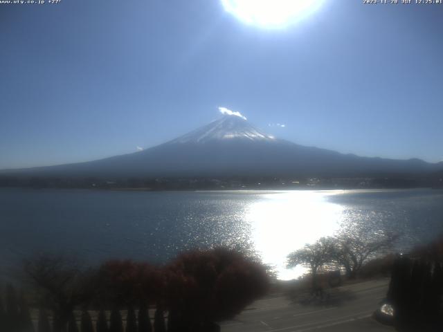 河口湖からの富士山