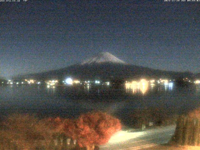 河口湖からの富士山