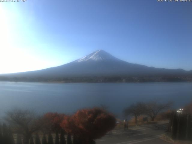 河口湖からの富士山