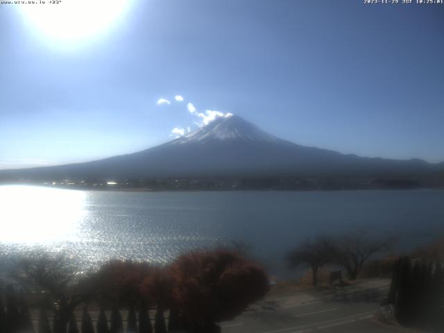 河口湖からの富士山