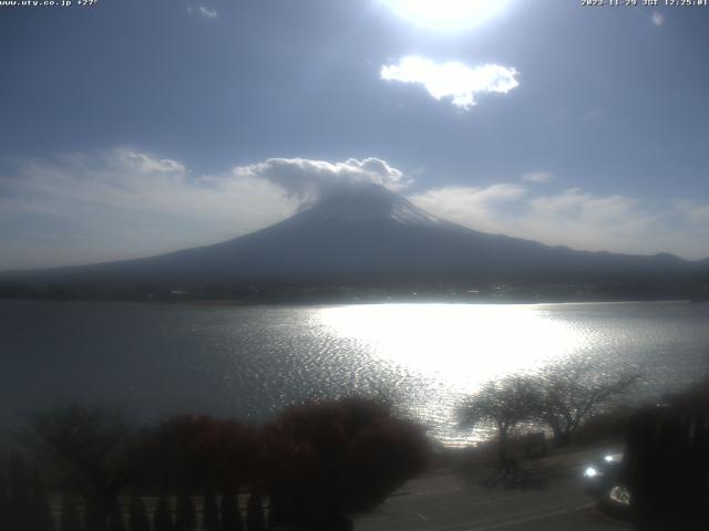 河口湖からの富士山