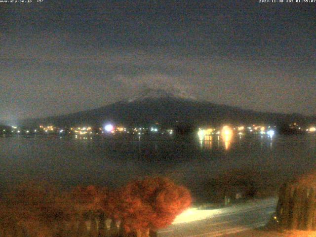 河口湖からの富士山