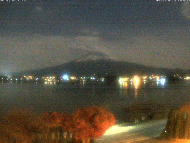 河口湖からの富士山