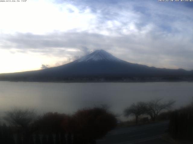 河口湖からの富士山